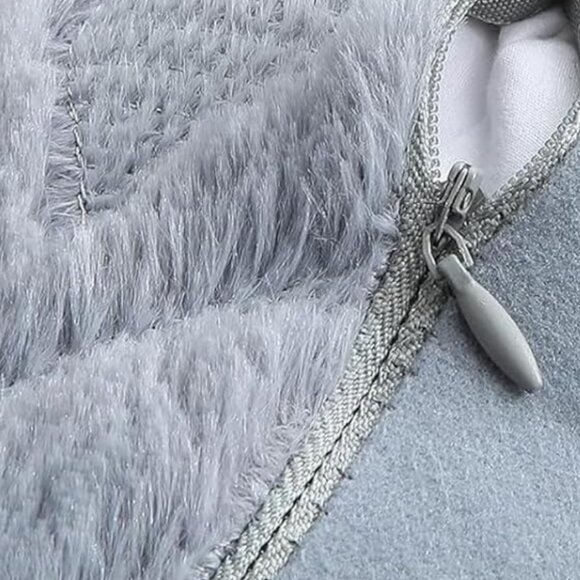 Decorative Pillow Covers Set Boho Gray Soft Accent Couch Cottage Decor 18x18 - Picture 5 of 9